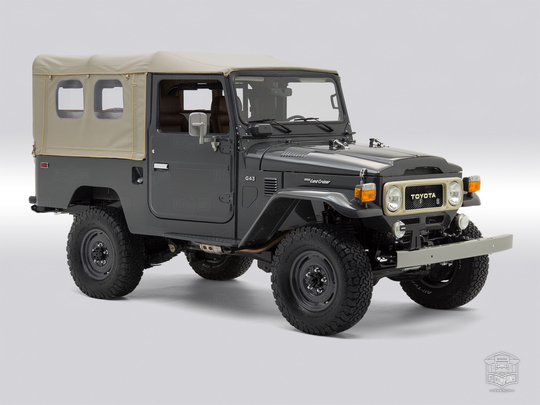 Toyota Land Cruiser 1977 FJ43-48648 Slate Gray